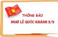 Thông báo nghỉ lễ 2/9