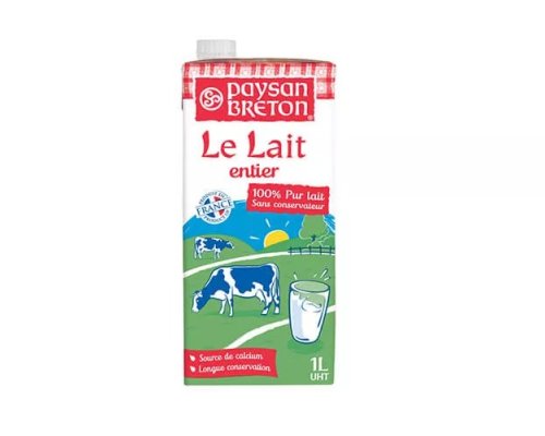Sữa tươi Pháp PB nguyên kem 1L - PB FRENCH MILK FULL CREAM 1L