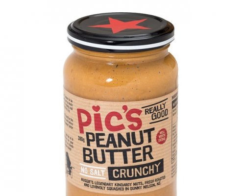 Bơ đậu phộng nghiền hạt Pic's 380g - PIC'S PEANUT BUTTER CRUNCHY 380G