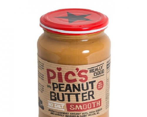 Bơ đậu phộng mịn lạt Pic's 380g - PIC'S PEANUT BUTTER SMOOTH NO SALT 380G